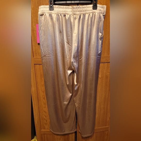 Harper by block women's NWT champagne colored satin pants 2xl - Picture 2 of 5